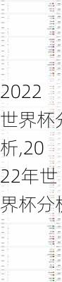 2022世界杯分析,2022年世界杯分析