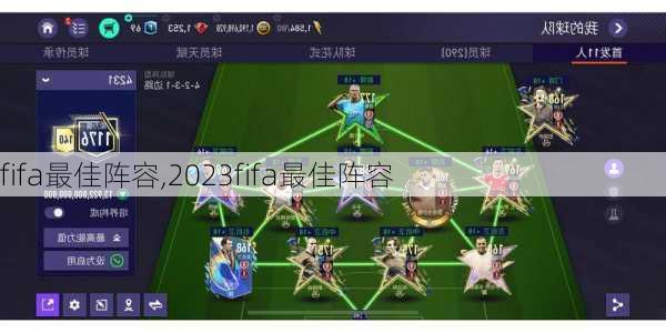 fifa最佳阵容,2023fifa最佳阵容