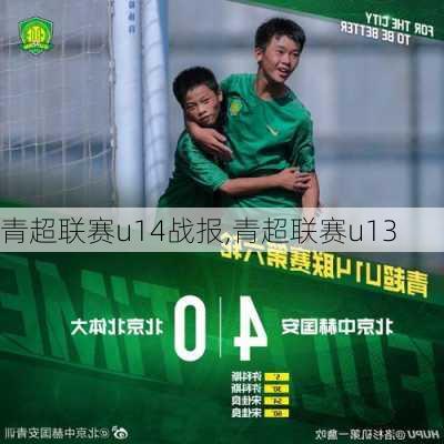 青超联赛u14战报,青超联赛u13