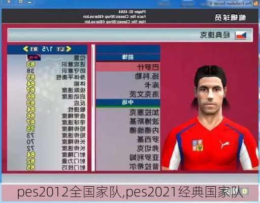 pes2012全国家队,pes2021经典国家队