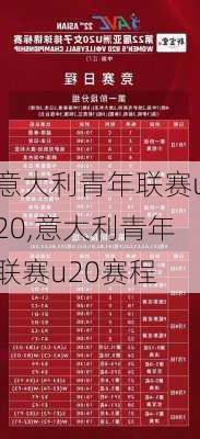 意大利青年联赛u20,意大利青年联赛u20赛程