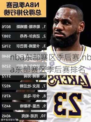 nba东部赛区季后赛,nba东部赛区季后赛排名