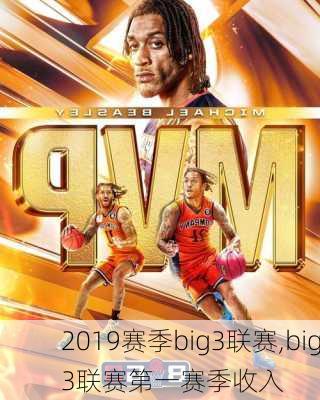 2019赛季big3联赛,big3联赛第一赛季收入