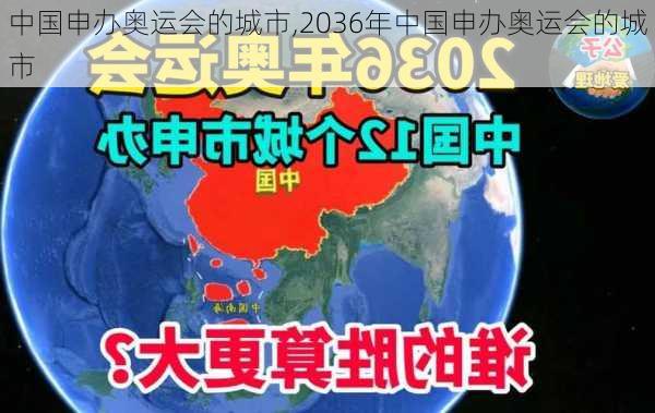 中国申办奥运会的城市,2036年中国申办奥运会的城市