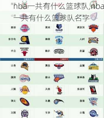 nba一共有什么篮球队,nba一共有什么篮球队名字