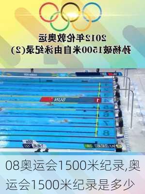 08奥运会1500米纪录,奥运会1500米纪录是多少