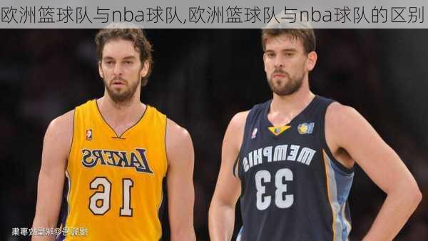 欧洲篮球队与nba球队,欧洲篮球队与nba球队的区别