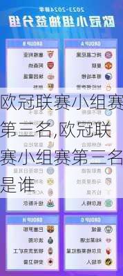 欧冠联赛小组赛第三名,欧冠联赛小组赛第三名是谁