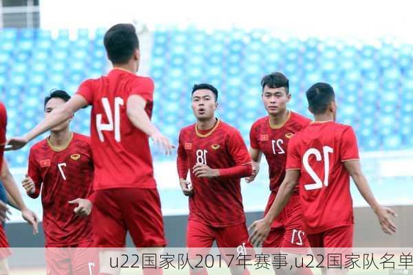 u22国家队2017年赛事,u22国家队名单