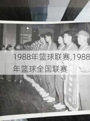 1988年篮球联赛,1988年篮球全国联赛