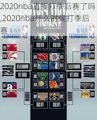 2020nba直接打季后赛了吗,2020nba什么时候打季后赛