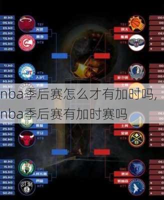 nba季后赛怎么才有加时吗,nba季后赛有加时赛吗