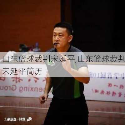 山东篮球裁判宋延平,山东篮球裁判宋延平简历