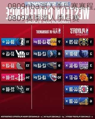 0809nba湖人季后赛赛程,0809赛季湖人季后赛