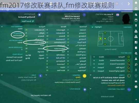 fm2017修改联赛球队,fm修改联赛规则