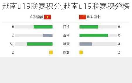 越南u19联赛积分,越南u19联赛积分榜