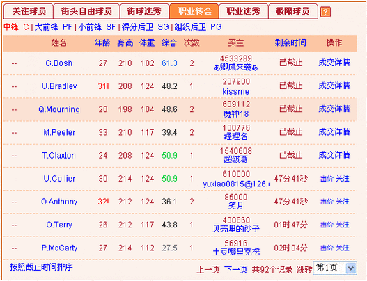 成功的篮球球员转会记录,成功的篮球球员转会记录怎么查