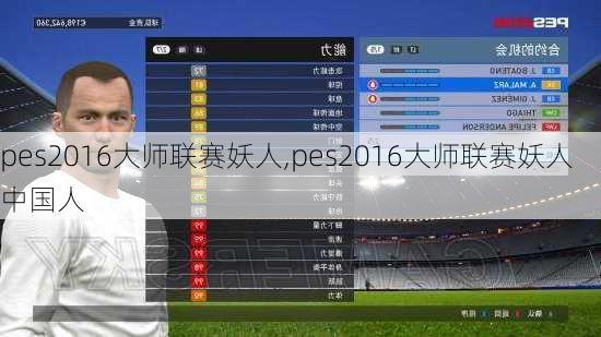 pes2016大师联赛妖人,pes2016大师联赛妖人中国人