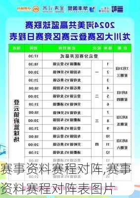 赛事资料赛程对阵,赛事资料赛程对阵表图片