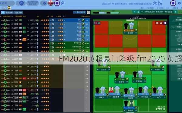 FM2020英超豪门降级,fm2020 英超