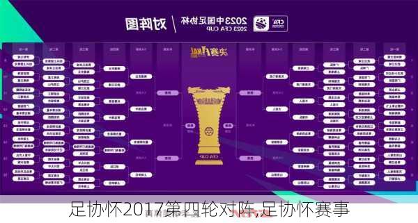 足协怀2017第四轮对阵,足协怀赛事