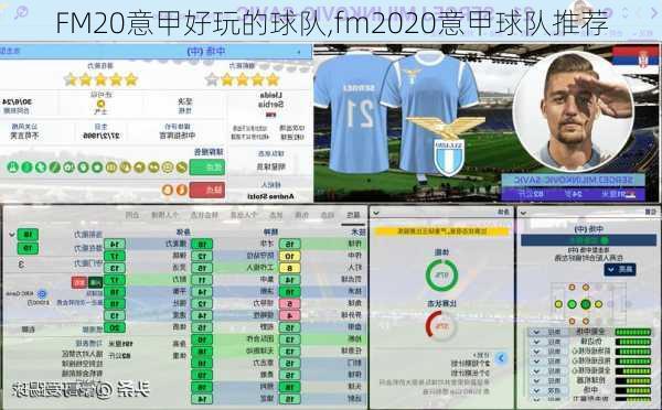 FM20意甲好玩的球队,fm2020意甲球队推荐