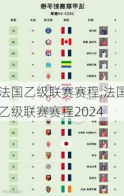 法国乙级联赛赛程,法国乙级联赛赛程2024