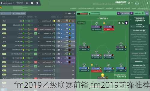 fm2019乙级联赛前锋,fm2019前锋推荐