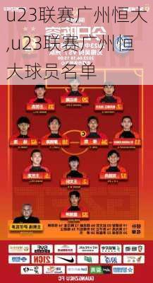 u23联赛广州恒大,u23联赛广州恒大球员名单