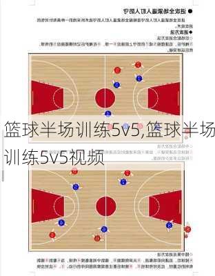 篮球半场训练5v5,篮球半场训练5v5视频