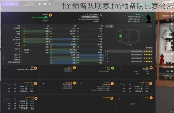 fm预备队联赛,fm预备队比赛会涨