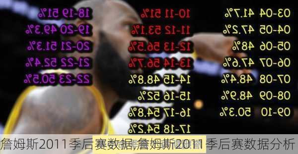 詹姆斯2011季后赛数据,詹姆斯2011季后赛数据分析