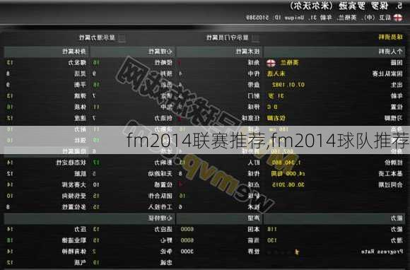 fm2014联赛推荐,fm2014球队推荐