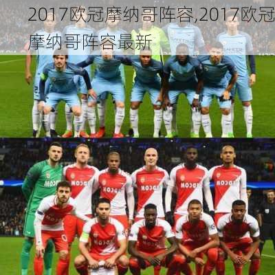 2017欧冠摩纳哥阵容,2017欧冠摩纳哥阵容最新