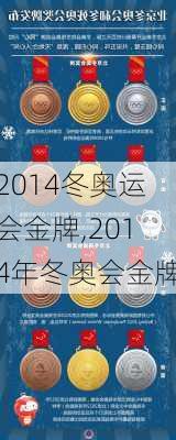 2014冬奥运会金牌,2014年冬奥会金牌