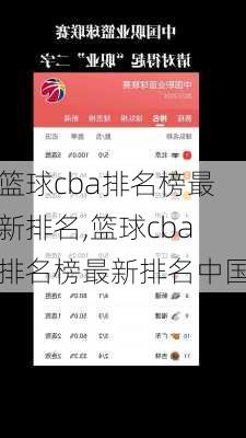 篮球cba排名榜最新排名,篮球cba排名榜最新排名中国