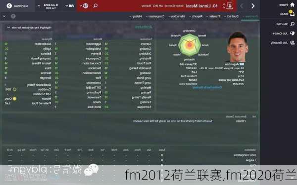 fm2012荷兰联赛,fm2020荷兰