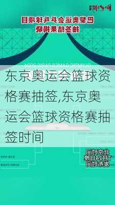 东京奥运会篮球资格赛抽签,东京奥运会篮球资格赛抽签时间