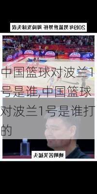 中国篮球对波兰1号是谁,中国篮球对波兰1号是谁打的