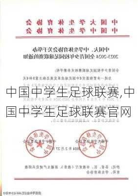 中国中学生足球联赛,中国中学生足球联赛官网