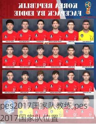 pes2017国家队教练,pes2017国家队位置