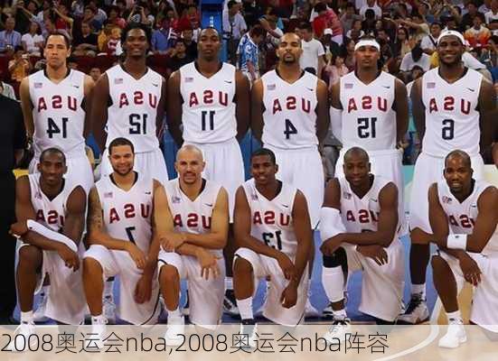 2008奥运会nba,2008奥运会nba阵容