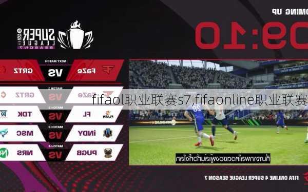 fifaol职业联赛s7,fifaonline职业联赛