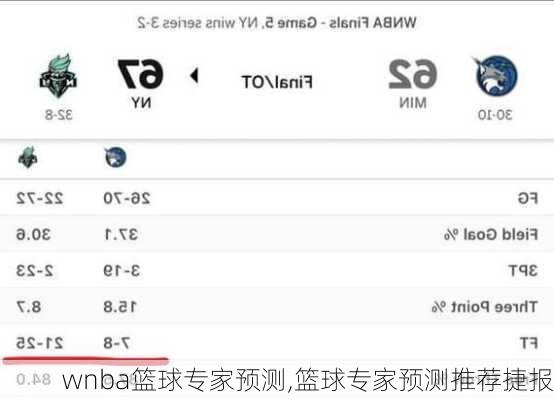 wnba篮球专家预测,篮球专家预测推荐捷报