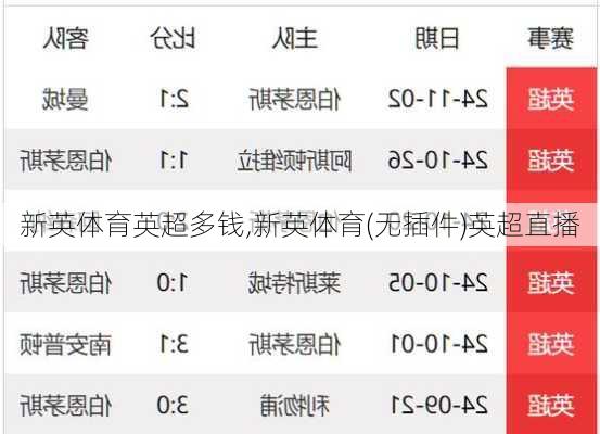 新英体育英超多钱,新英体育(无插件)英超直播