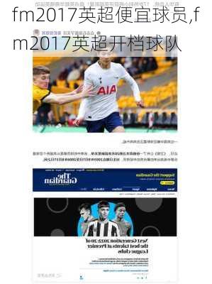 fm2017英超便宜球员,fm2017英超开档球队