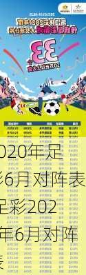 2020年足彩6月对阵表,足彩2021年6月对阵表