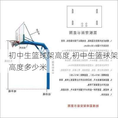 初中生篮球架高度,初中生篮球架高度多少米