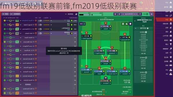 fm19低级别联赛前锋,fm2019低级别联赛