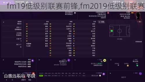 fm19低级别联赛前锋,fm2019低级别联赛